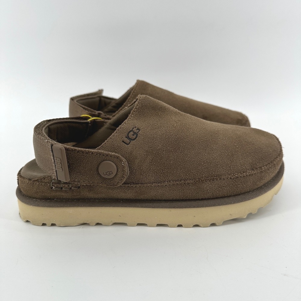 UGG GoldenCoast Clog Burnt Cedar Suede Adjustable Strap Sandal 1152720